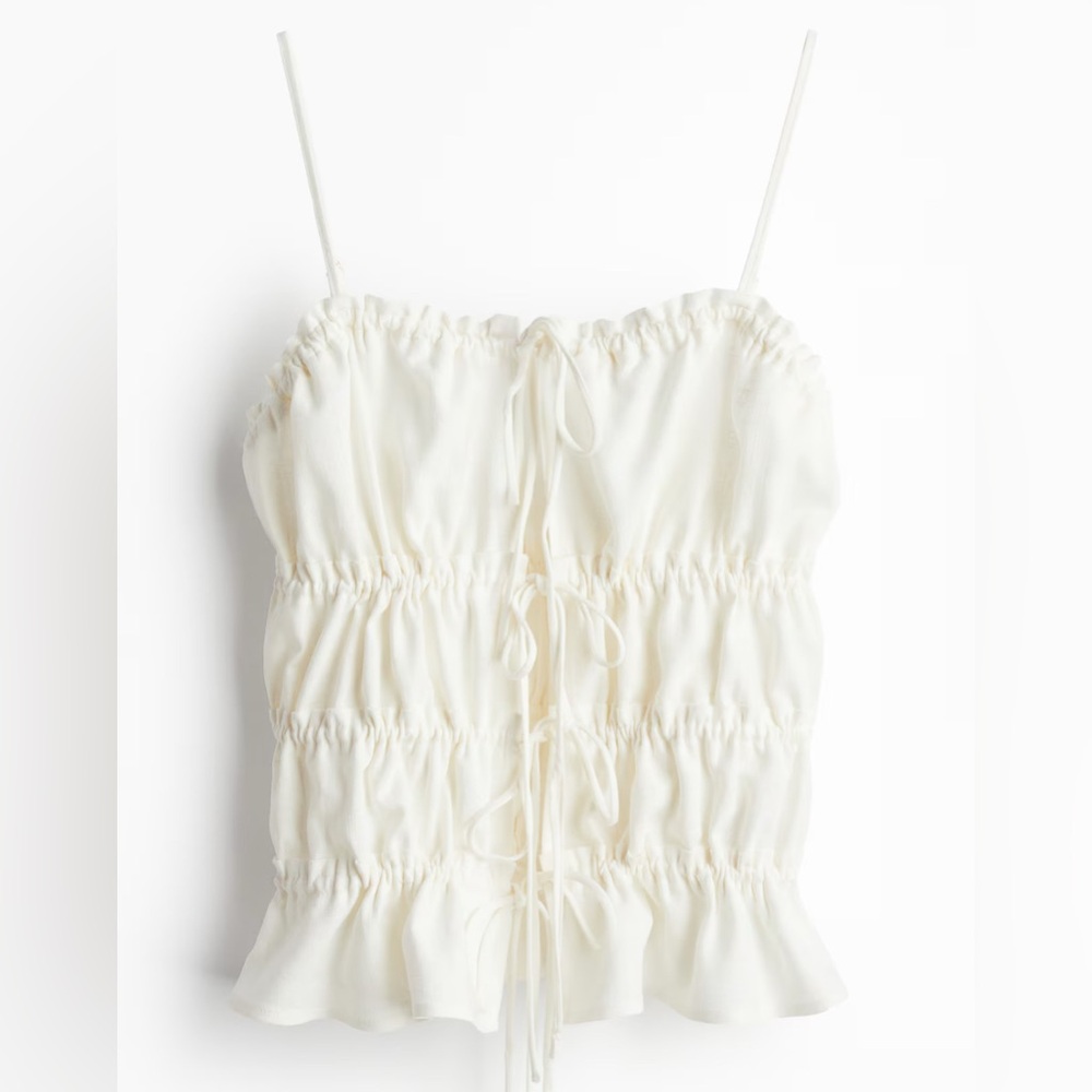 H&M Divided DRAWSTRING-DETAIL CAMISOLE TOP